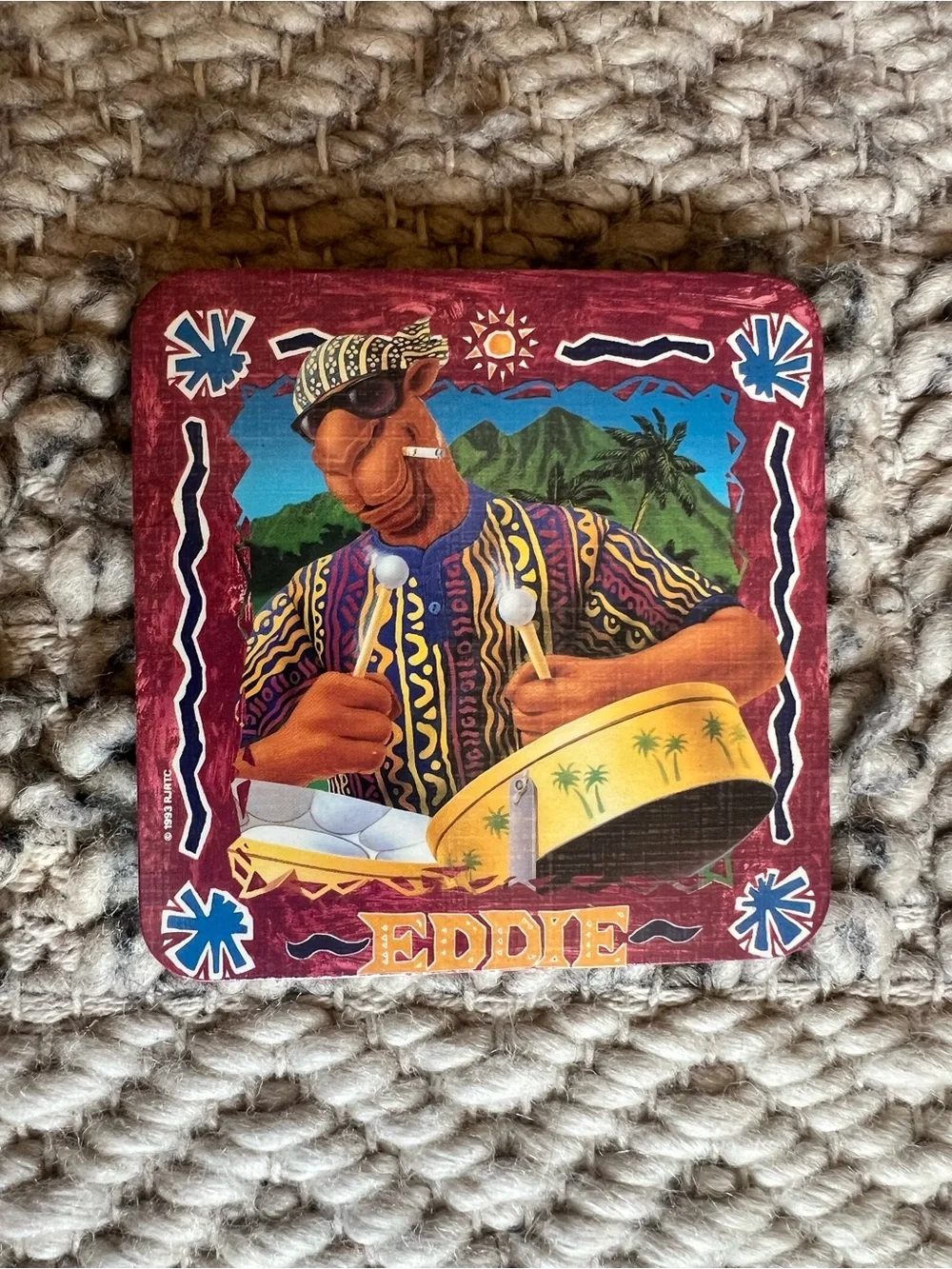 Camel Smokin' Joe 4 Coaster Set Joe's Beach Club Bustah Floyd Max Eddie Vintage